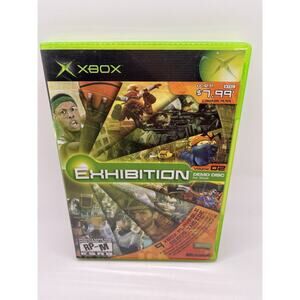Exhibition Volume 2 for Xbox Original Demo Disc Complete CIB FREE Ship 2003
